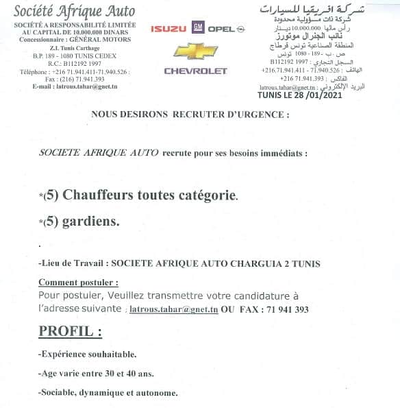 Offre Afrique Auto 01 02 2021 01