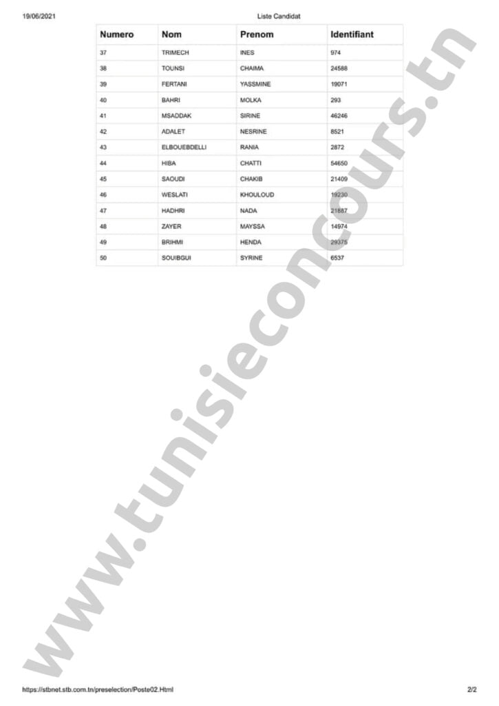 Concours STB 04 3