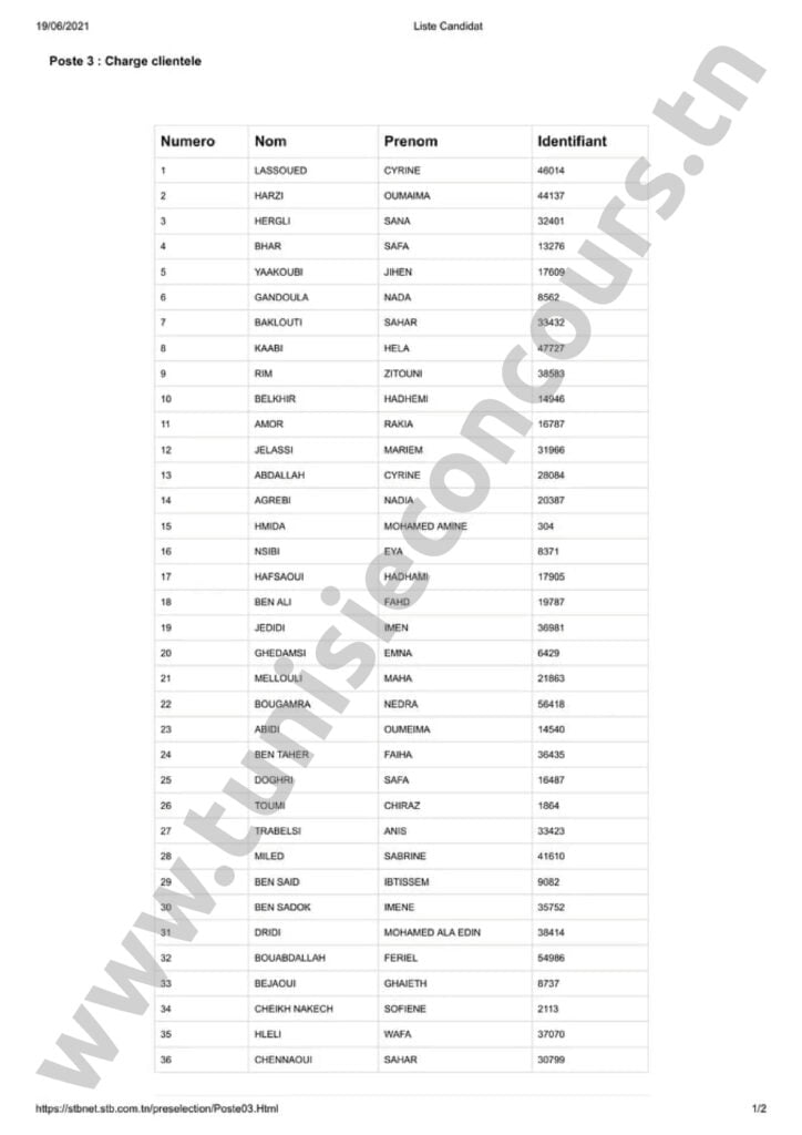 Concours STB 05 3
