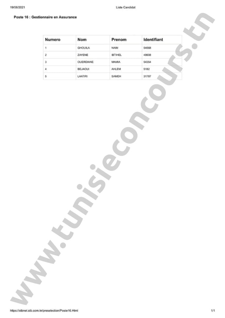 Concours STB 23 1