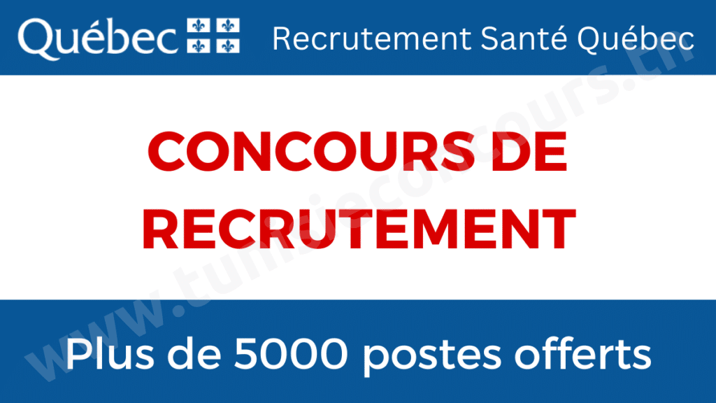 Recrutement Santé Québec